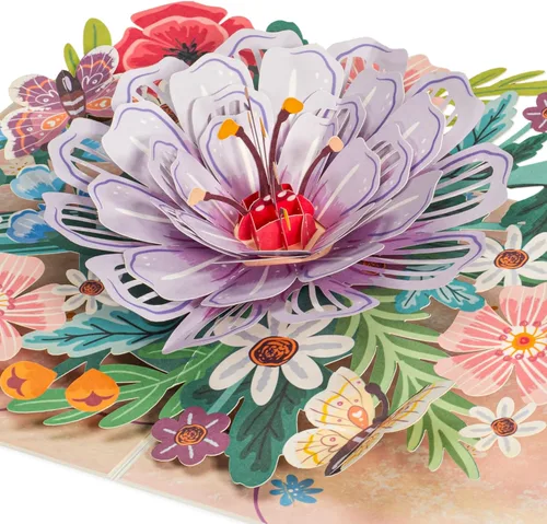 Miniatura 8 de Paper Love Frndly - Tarjeta desplegable 3D para el día de la madre, la mejor mamá del mundo, para madre, esposa, cualquier persona, 100% reciclada