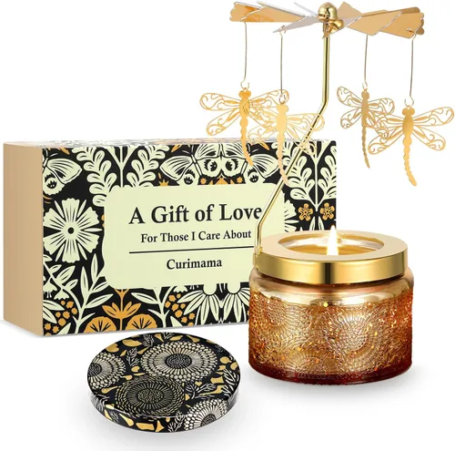 Velas de libélula, regalos para mujeres, regalo divertido para ella, regalos de cumpleaños únicos para hermana con caja de regalo, vela perfumada