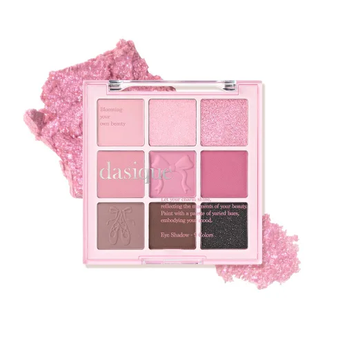 Miniatura 22 de dasique - Paleta de sombras #01 Sugar Brownie, libre de crueldad, 9 tonos combinables en acabados mate suave y brillante con hermosas perlas