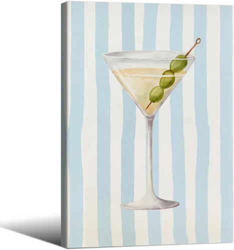 Miniatura 39 de Pósteres vintage de Martini rosa a la moda, cócteles, bebidas alcohólicas, impresiones artísticas de pared para el hogar, apartamento, cocina, bar