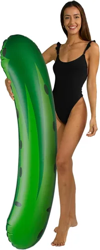 PoolCandy Fideos inflables gigantes para piscina – Flotador gigante de piscina divertido de 60 pulgadas, estampado realista, PVC resistente,