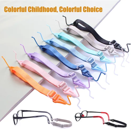 Miniatura 7 de OPUGIT Correa ajustable para lentes para niños, retenedor de gafas deportivas sin cola, banda duradera para gafas de sol para niños y niñas