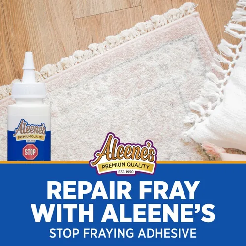Miniatura 3 de Aleene's - Adhesivo para detener el deshilachado y reparación de bordes, pegamento sellador de costuras para bordes deshilachados en tela, 4 fl oz