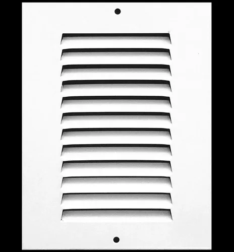 Miniatura 84 de HVAC Premium 30' x 10' [Abertura de conducto] Rejilla de aire de retorno de acero estampado plano - Pared lateral y techo - Cubierta de conducto