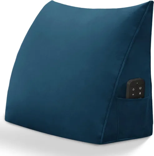 Miniatura 8 de Almohada de cabecero triangular - Almohada grande para cama de 3 en 1 como almohada de lectura en cuña, almohada grande para sofá o cama de día
