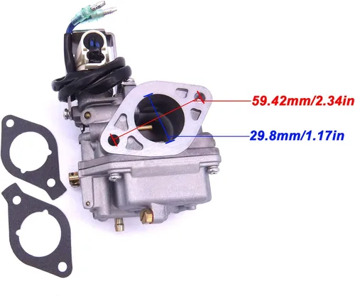 Miniatura 3 de SouthMarine Motor de barco 6AH-14301-00 6AH-14301-01 carburador Assy y 6AH-13646-00 juntas (2 piezas) para motor fuera de borda Yamaha 4-Stroke F20