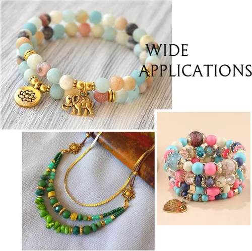 Miniatura 5 de Craftdady 300 piezas Cuentas espaciadoras de aleación tibetana dorada antigua 30 estilos surtidos Cuentas de columna poligonal asimétrica, cuentas