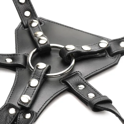 Miniatura 2 de Strict Leather Daddy An Li Leather Strap-on Arnés - SM