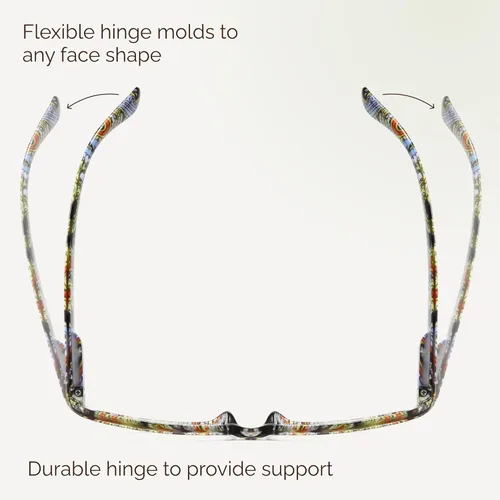 Miniatura 5 de Gaoye Paquete de 4 Lentes de Lectura para Mujer, Lentes de Lectura con Bloqueo de Luz Azul, Elegantes Lentes de Lectura para Mujer en 4 Patrones