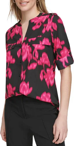 Miniatura 3 de Calvin Klein Manga enrollable estampada para mujer