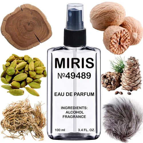 MIRIS nro. 49489 - Perfume para hombre, inspirado en Bleu Noir For Him, Eau de Parfum de larga duración, Spray 3.4 fl oz (100 ml)