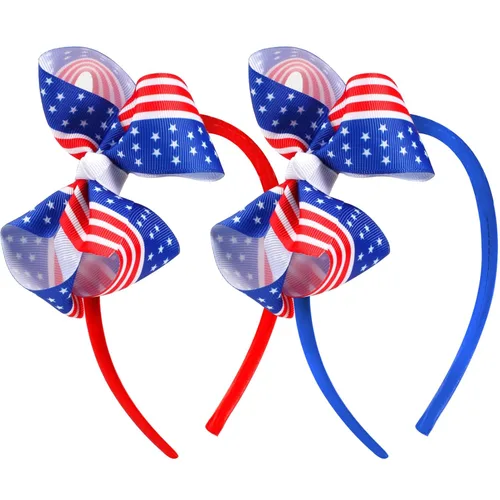 Miniatura 24 de Ardorchid Bandana Diadema de Bandera Americana Roja Blanca y Azul Diademas Patrióticas de EE.UU. para Hombres y Mujeres Bufanda de Cuello y Cara