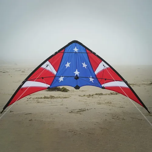 Miniatura 5 de in The Breeze 48-inch Stunt Kite, Dual Line, Framed Kites for Beginner to Intermediate Sport Kite Flyers Stars & Stripes