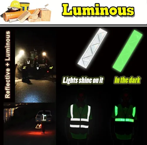 Miniatura 2 de Chaleco de seguridad de alta visibilidad reflectante personalizado con logotipo, ropa de trabajo de seguridad con tiras reflectantes y bolsillos