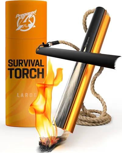 Herramienta de supervivencia de arranque de fuego – Kit todo en uno de pedernal y acero – Encendedor de fuego con barra de ferrocerio con mecha 6