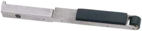 Dynabrade (11321) Conjunto de brazo de contacto | 7/16 pulgadas de diámetro x 3/8 pulgadas de ancho, rueda de goma, con platina de 1/2 pulgadas