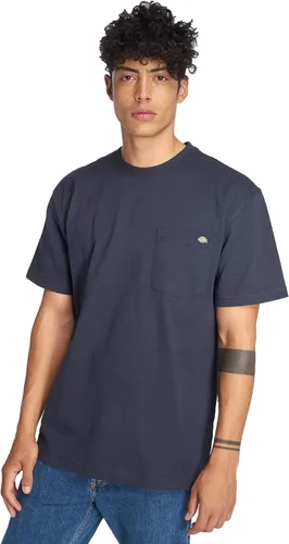 Dickies - Camisa gruesa de manga corta con cuello redondo para hombre, tallas grandes y altas