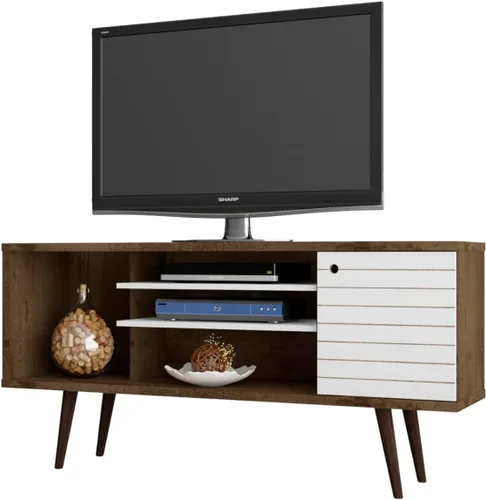 Miniatura 22 de Manhattan Comfort Liberty Soporte de TV Moderno de Mediados de Siglo para Televisores de hasta 46 Pulgadas, Centro de Entretenimiento