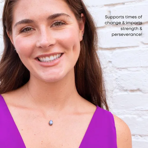 Miniatura 23 de SoulKu Luxe Inspirational Necklace, Empowerment Jewelry, Handcrafted Necklace For Women, Gift For Mom, 2" Extender With Lobster Clasp, 16" Nylon Cord