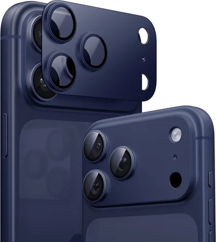 Miniatura 8 de TORRAS Protector de lente de cámara para iPhone 17 Pro, marco de metal con vidrio templado de grado militar 9H+, cobertura completa, arañazos, 12