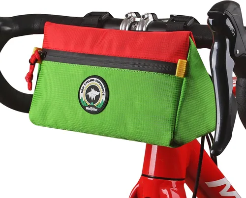 Miniatura 10 de Bolsa para Manillar de Bicicleta Vortika, Paquete de Cesta Frontal para Bicicleta Infantil, Bolsa Impermeable para Bicicletas, Bolsa Pequeña