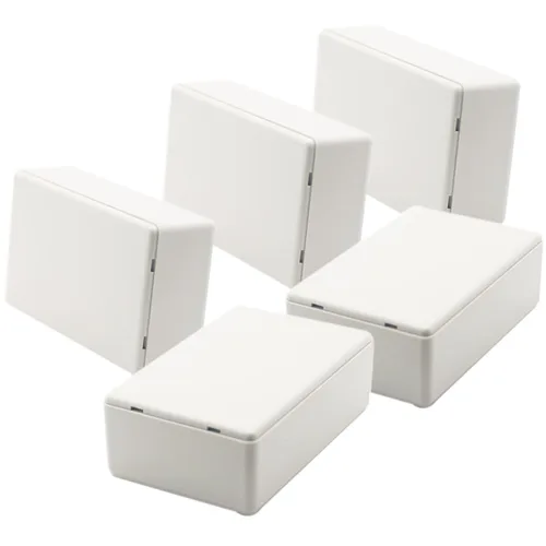 Miniatura 31 de Zulkit 12 cajas de proyecto de plástico ABS para proyectos eléctricos, caja de conexiones pequeña, color blanco, 2.17 x 1.28 x 0.79 pulgadas