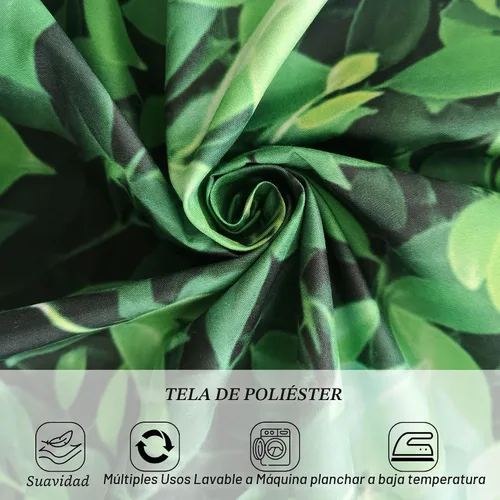 Miniatura 4 de Telón de fondo de hojas verdes – Fondo de fotografía de poliéster verde natural para decoración de cumpleaños, boda, pancarta de pared de tela