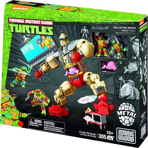 Miniatura 2 de Mega Bloks coleccionistas de Tortugas ninja mutantes adolescentes, la destrucción de Krang