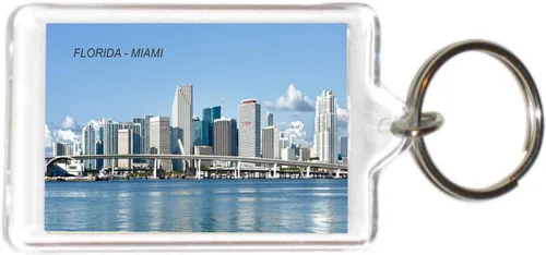 Miniatura 21 de Florida USA United States - Llaveros acrílicos - 5 Estilo: Miami South Beach #Fl107