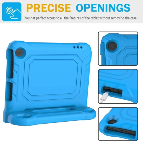 Miniatura 5 de Funda para tablet Amazon Fire 7 para niños (12ª generación, versión 2022), ligera, a prueba de golpes, apta para niños, funda para tablet Fire 7