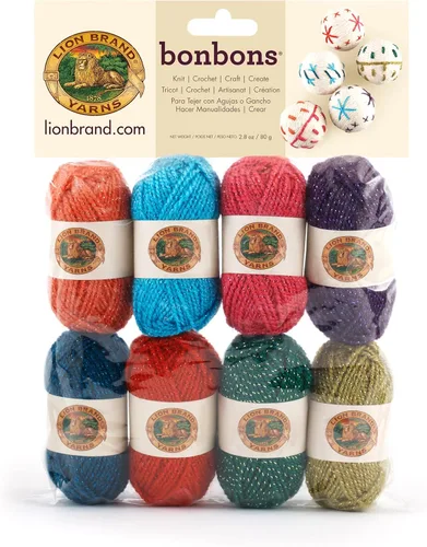 Miniatura 10 de Lion Brand Yarn Paquete de hilo BonBons Brights