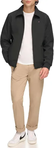 Tommy Hilfiger - Chaqueta bomber ligera resistente al agua para hombre