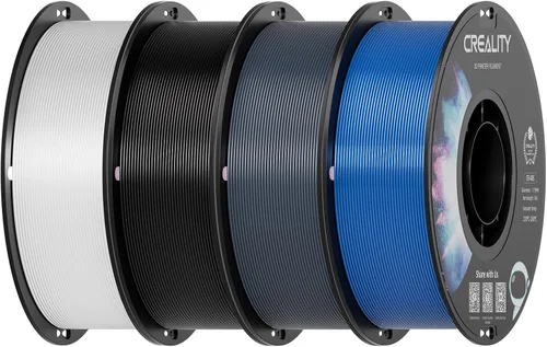 Miniatura 22 de Creality Filamento ABS de 1.75mm, color negro, 2 kg, paquete de filamento para impresora 3D, excelente resistencia, inodoro, no tóxico, estabilidad