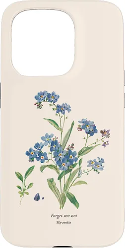 Miniatura 14 de Forget Me Not Flower - Carcasa para iPhone 17, diseño de flores silvestres