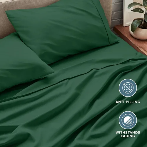 Miniatura 7 de Bare Home Juego de Sábanas Full - Sábanas de Cama Full de Microfibra Ultra-Suave de Lujo 1800 Hilos de Densidad - Doble Cepillado - Bolsillos 27