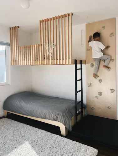 Miniatura 4 de Everett & Avery Co. Presas de Escalada en Roca Premium - Pared de Escalada en Roca para Niños en Interiores - Presas de Escalada en Roca para Niños