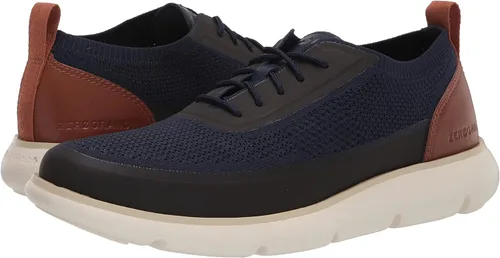 Miniatura 7 de Cole Haan Zerogrand Omni - Tenis con cordones para hombre, Wren Brown-blood Orange