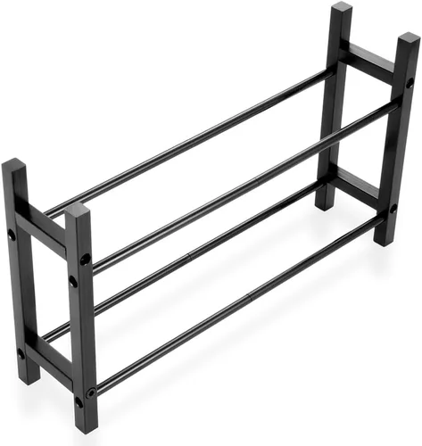Miniatura 6 de RCHUBAM Ruedas de aleación de aluminio Estante de almacenamiento de neumáticos para 1/18 TRX4M Defender 1/24 Axial SCX24 RC Car (negro)