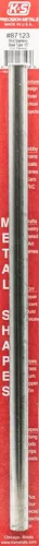 K&S 87123 - Tubo redondo de acero inoxidable, 1/2 pulgada de diámetro exterior x 22 GA x 12 pulgadas de largo, 1 tubo, fabricado en Estados Unidos