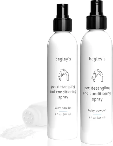 Miniatura 13 de Begley's Aerosol desenredante para mascotas, espray desenredante perfumado de aceite esencial de primera calidad para perros, cachorros y gatos