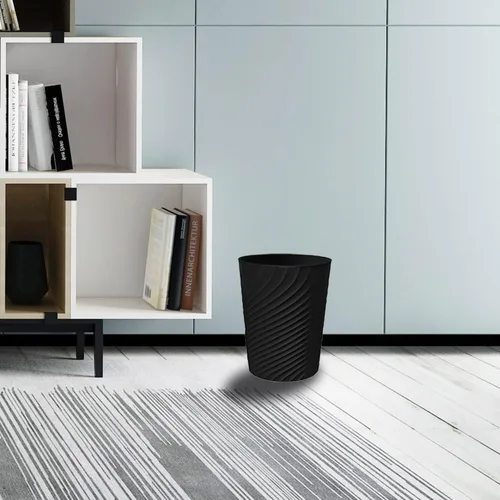 Miniatura 3 de DAJITRE Cubo de basura pequeño de 1.8 galones, papelera de reciclaje de perfil delgado para espacios compactos, baño, oficina, dormitorio, cocina