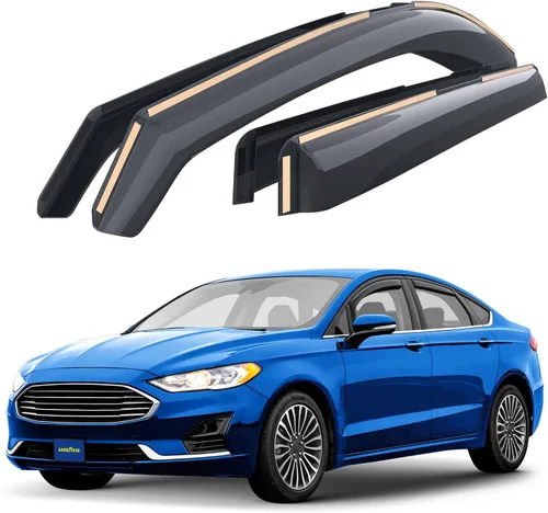 Miniatura 10 de Goodyear Deflectores de ventana de canal inastillables para Honda CR-V (CRV) 2017-2022, protectores de lluvia, viseras de ventana para automóviles