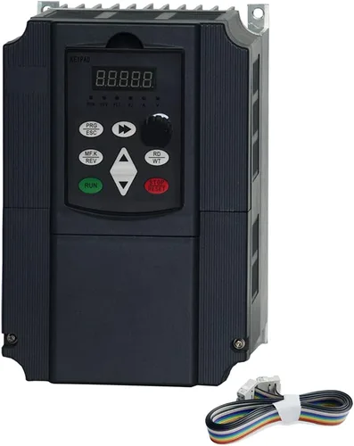 Miniatura 9 de Unidad de frecuencia variable VFD, 220V/0.75KW/1.5KW/2.2KW/4KW/5.5KW/7.5KW VFD Convertidor de frecuencia con freno para motor de husillo Regulación