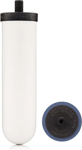 Miniatura 4 de British Berkefeld Doulton 8674 - Vela de filtro de cerámica ultra esterasil para sistema de filtro de agua por gravedad de encimera, montaje corto