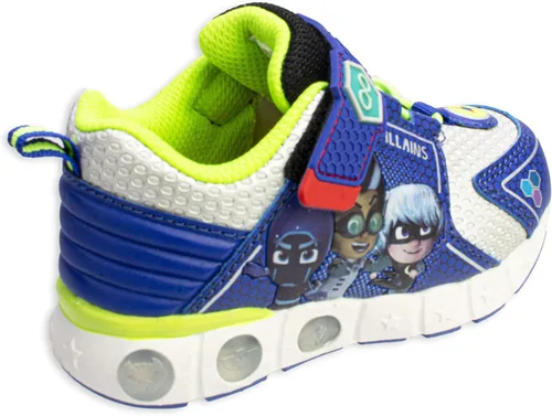 Miniatura 5 de PJ Masks Zapatos iluminados para niños pequeños zapatos deportivos con correa de gancho y bucle talla 5 a talla 10