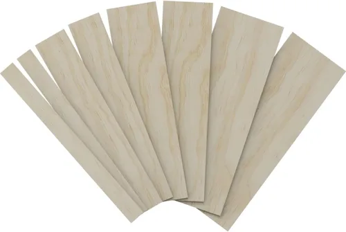 Miniatura 67 de Ekena Millwork Kit de panel de pared de listones de madera ajustables de 47 pulgadas de alto x 3/8 pulgadas de alto, con listones de 2 pulgadas