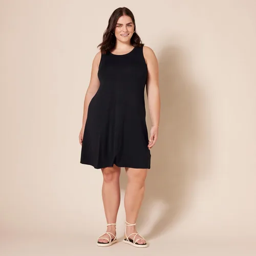 Miniatura 6 de Tienda Essentials - Vestido con vuelo y sin mangas para mujer (disponible en tallas extragrandes)