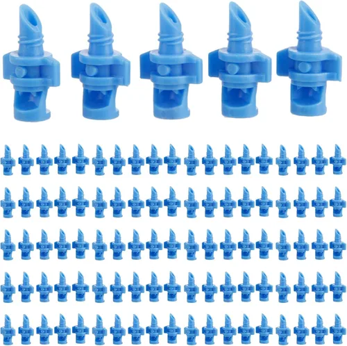 100 boquillas de riego de 90 grados, rociadores para sistema de riego de jardín, refracción con micropulverizador automatizando goteros