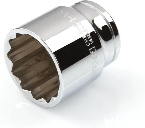 TEKTON Unidad de 1/2 pulgada x enchufe de 12 puntos de 1-1/4 pulgadas | 14224
