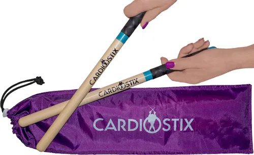 Miniatura 4 de CardioStix Baquetas cardiovasculares de madera de nogal americano de alta calidad de 8 onzas (1 par que elijas) Para batería, fitness, clase Negro